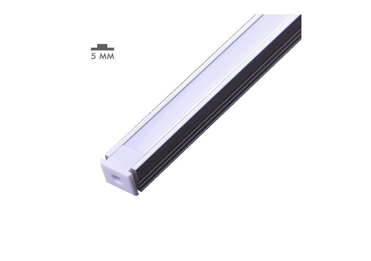 Profilé aluminium 8X12mm saillie 2m - BPERF8X12 - Barcelona LED