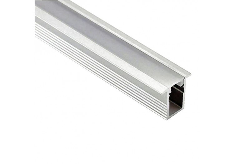 Profilé aluminium encastrable 13x12mm-2 m - BPERF13X12 - Barcelona LED
