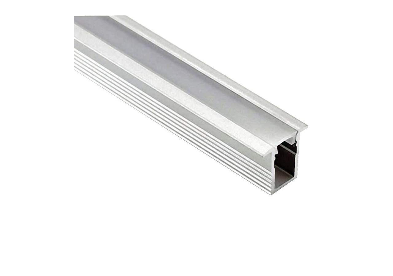 Profilé aluminium encastrable 13x12mm-2 m - BPERF13X12 - Barcelona LED