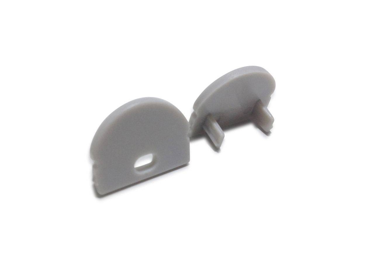 Embout de finition percé pour profilé 17x8mm avec diffuseur optique de 60 degrés (1U) - BTP17X8-60SA - Barcelona LED