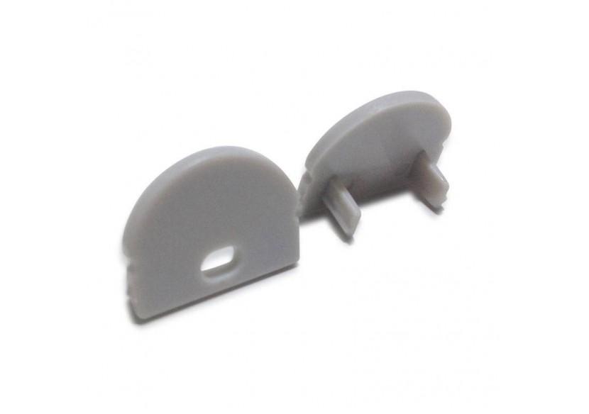 Embout de finition percé pour profilé 17x8mm avec diffuseur optique de 60 degrés (1U) - BTP17X8-60SA - Barcelona LED Embout de finition percé pour profilé 17x8mm avec diffuseur optique de 60 degrés (1U) - BTP17X8-60SA - Barcelona LED