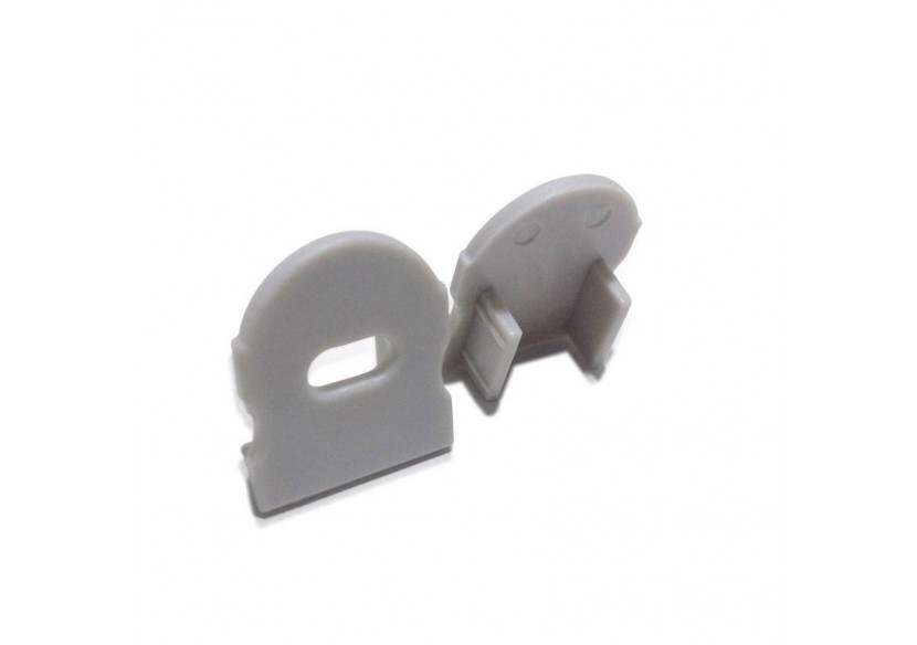 Embout percé pour profilé 17x15mm diffuseur avec optique 60 degrés (1U) - BTP17X15-60SA - Barcelona LED Embout percé pour profilé 17x15mm diffuseur avec optique 60 degrés (1U) - BTP17X15-60SA - Barcelona LED