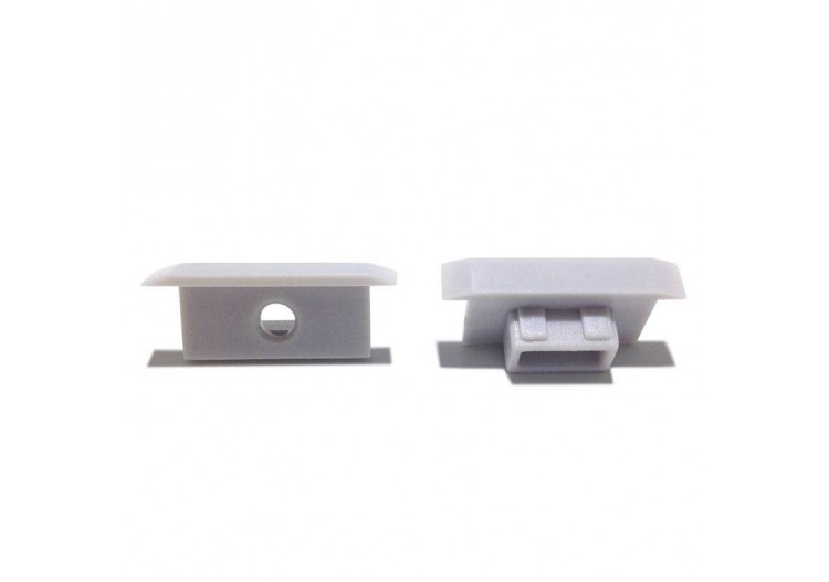 Embout pour profilé encastrable IP67 de 27x11mm (1 U) - BTP27X11CA - Barcelona LED