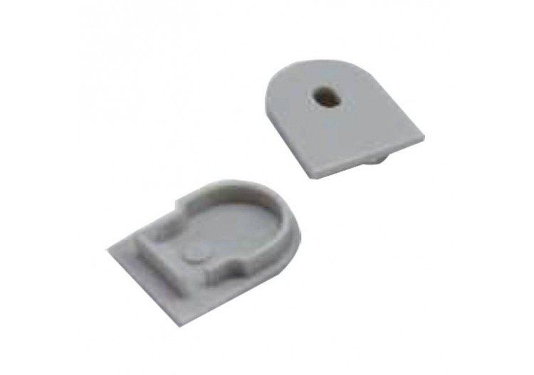 Embout de finition pour profilé 20x27mm (1 U) - BTP20X27CA - Barcelona LED