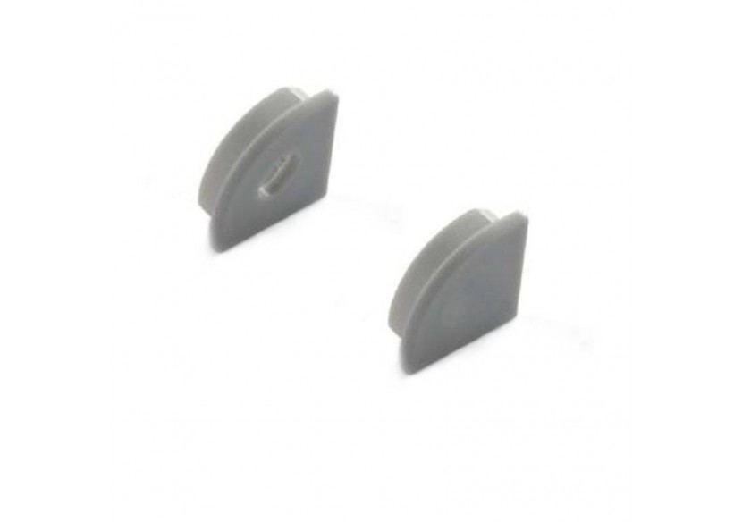 Embout latéral profilé de surface 16x16mm d'angle (1U) - BTP16X16CA - Barcelona LED Embout latéral profilé de surface 16x16mm d'angle (1U) - BTP16X16CA - Barcelona LED