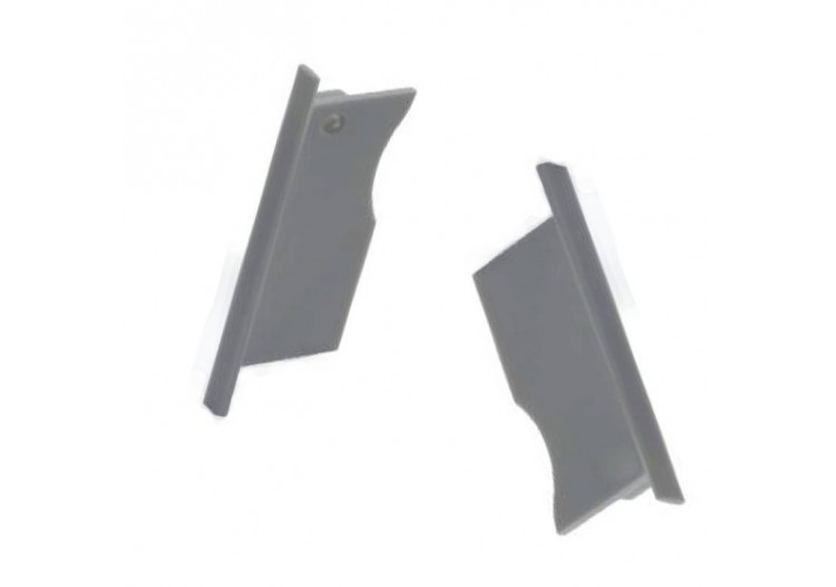 Embout pour profilé encastrable lèche-mur de 26x78mm (1U) - BTP26X78CA - Barcelona LED