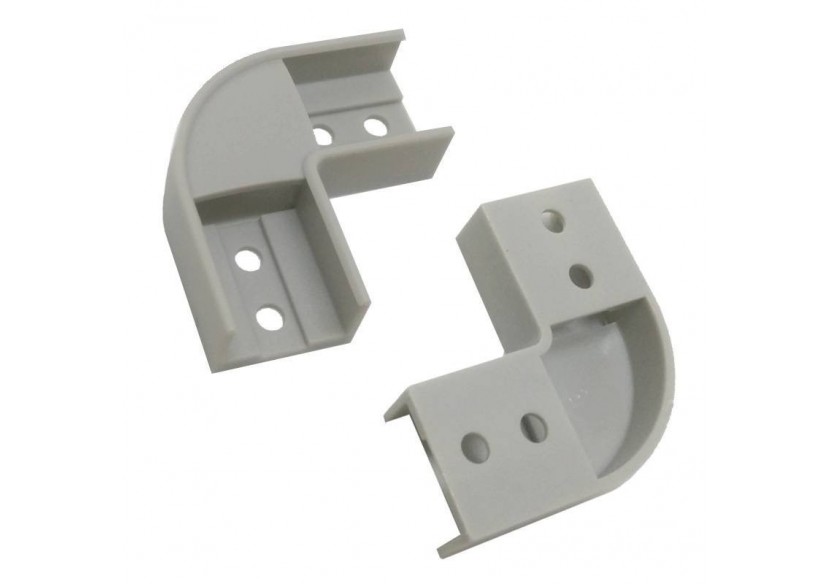 Jonction 90 degrés pour profilé extrudé d'aluminium de surface 17X8MM (1U) - BU90-17X8 - Barcelona LED