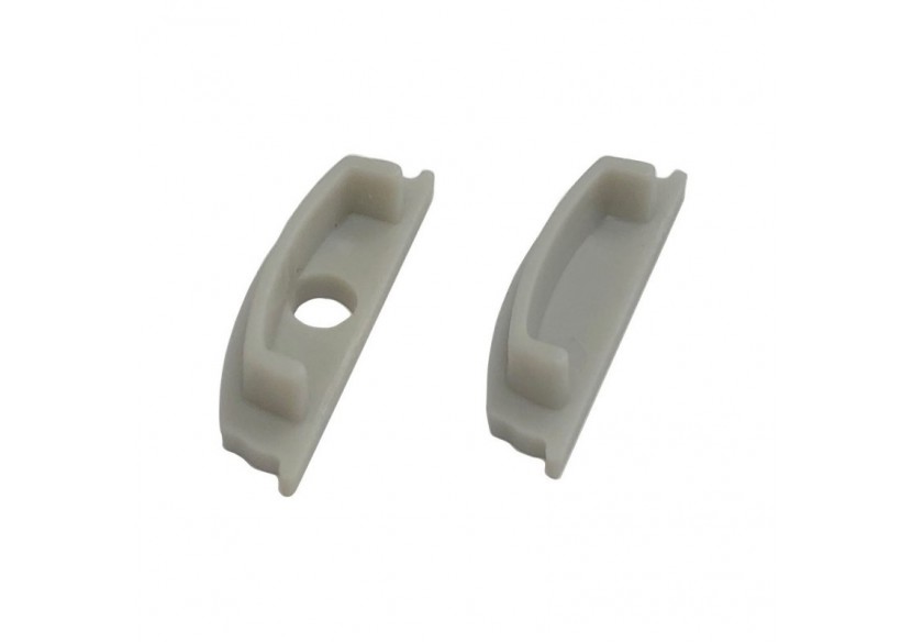 Embout latéral pour profilé flexible de surface 18X6MM (1 U) - BTP18X6CA - Barcelona LED Embout latéral pour profilé flexible de surface 18X6MM (1 U) - BTP18X6CA - Barcelona LED