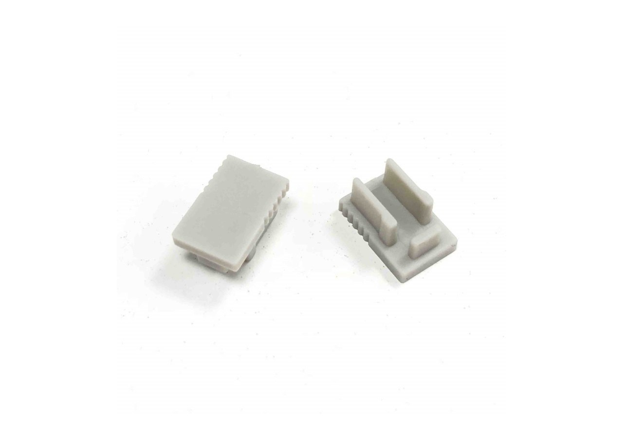 Embout profil aluminium 8X12mm (1U) - BTP8X12CA - Barcelona LED