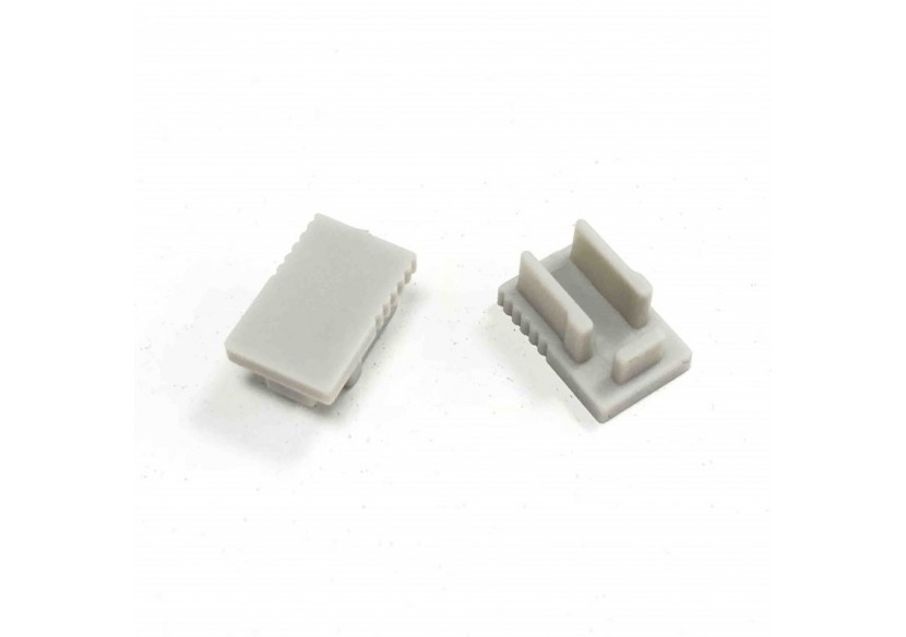 Embout profil aluminium 8X12mm (1U) - BTP8X12CA - Barcelona LED Embout profil aluminium 8X12mm (1U) - BTP8X12CA - Barcelona LED