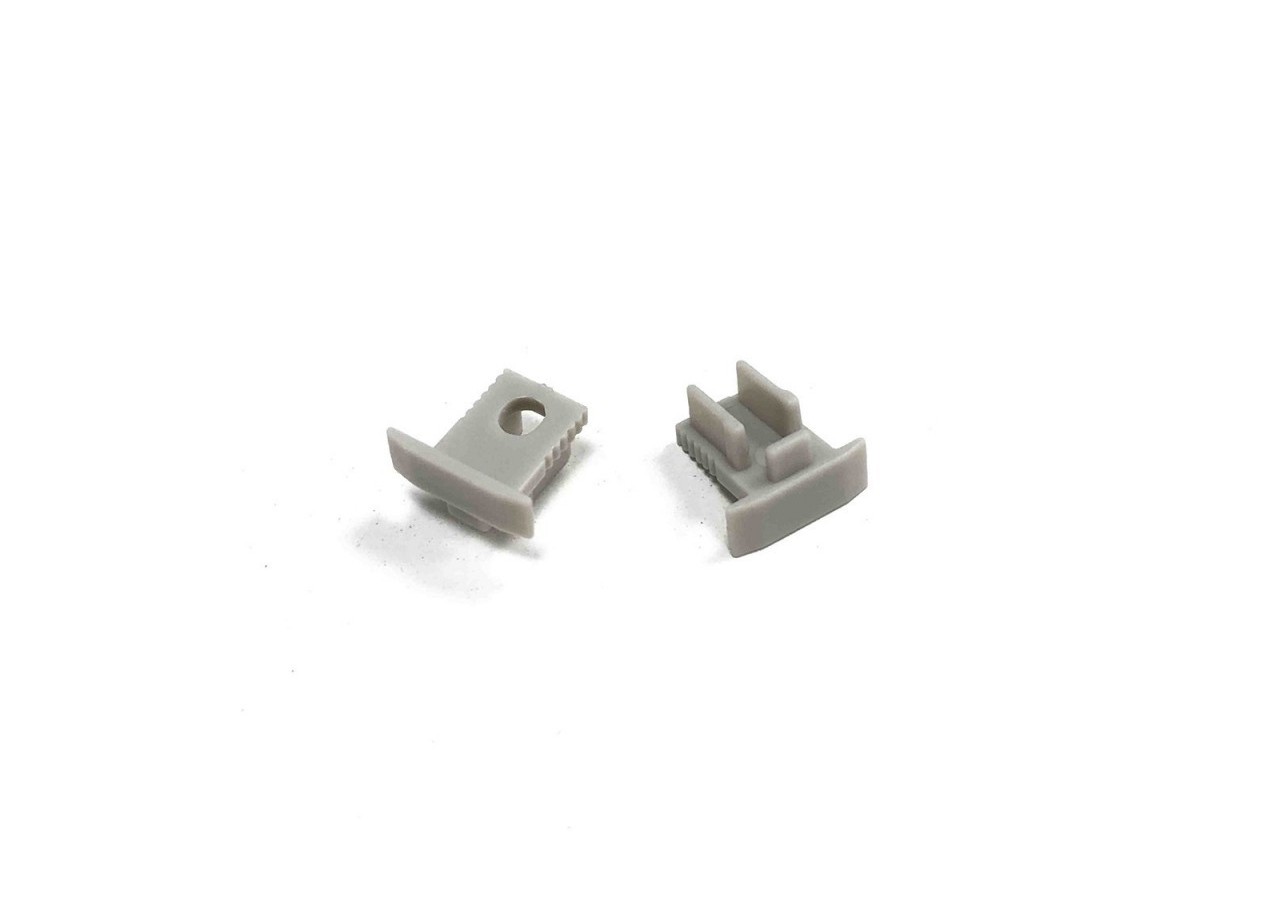 Embout pour profil aluminium 13X12mm (1U) - BTP13X12CA - Barcelona LED