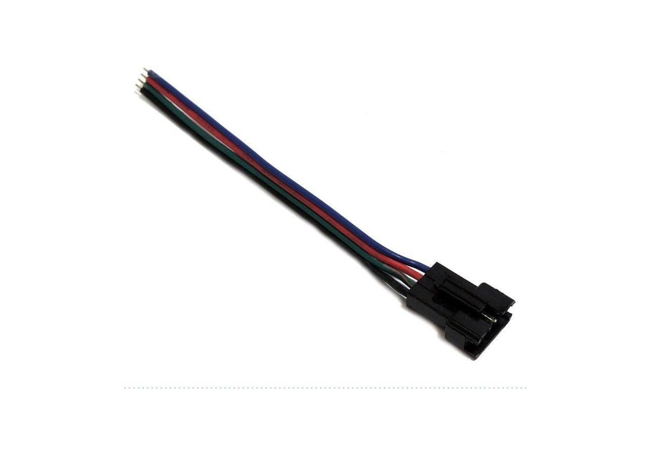 Connecteur rapide RGB à quatre broches mâle pour ruban RGB - B1676H - Barcelona LED