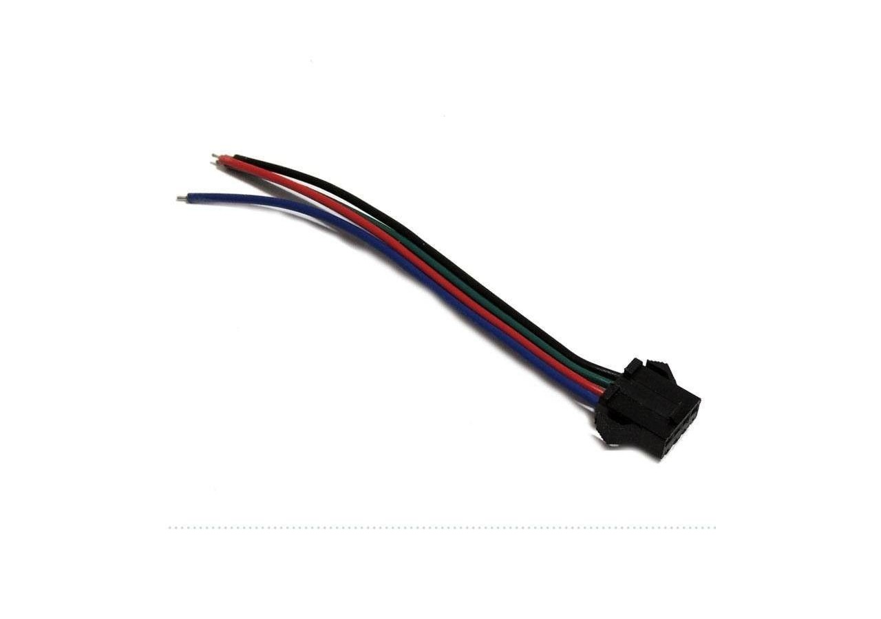 Connecteur rapide RGB à quatre broches femelle pour ruban RGB - B1676M - Barcelona LED