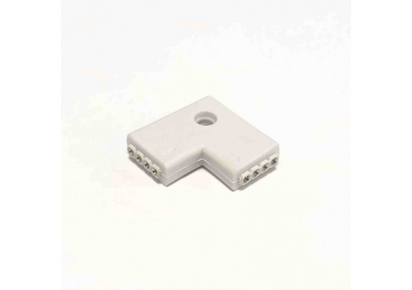 Connecteur rapide RGB de 4 broches, ruban à ruban, en forme deL - B1694 - Barcelona LED Connecteur rapide RGB de 4 broches, ruban à ruban, en forme deL - B1694 - Barcelona LED