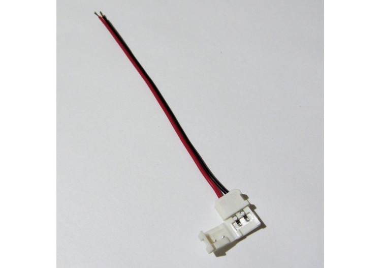 Connecteur ruban LED 8mm monocolore vers alimentation avec câble de 15cm - B1683 - Barcelona LED