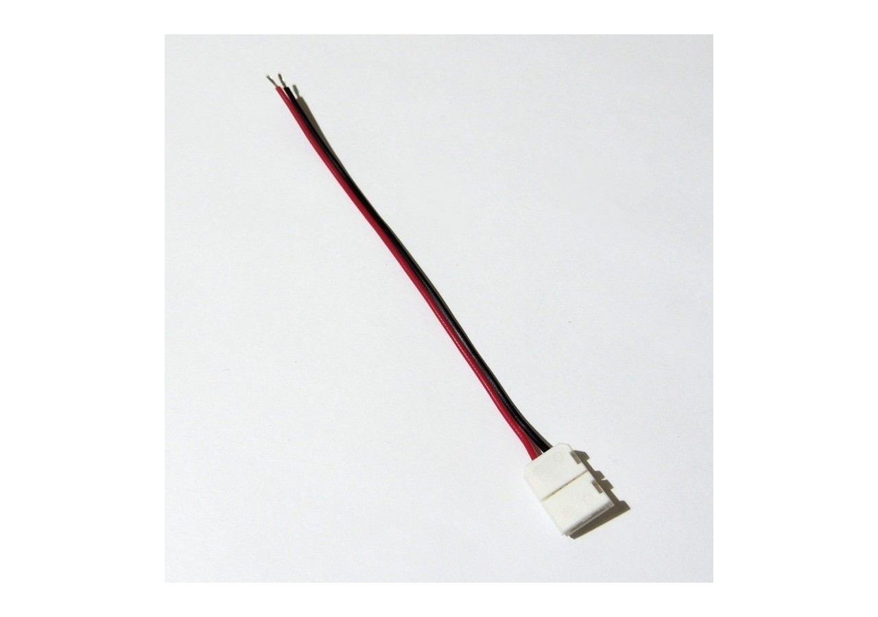 Connecteur ruban LED 8mm monocolore vers alimentation avec câble de 15cm - B1683 - Barcelona LED