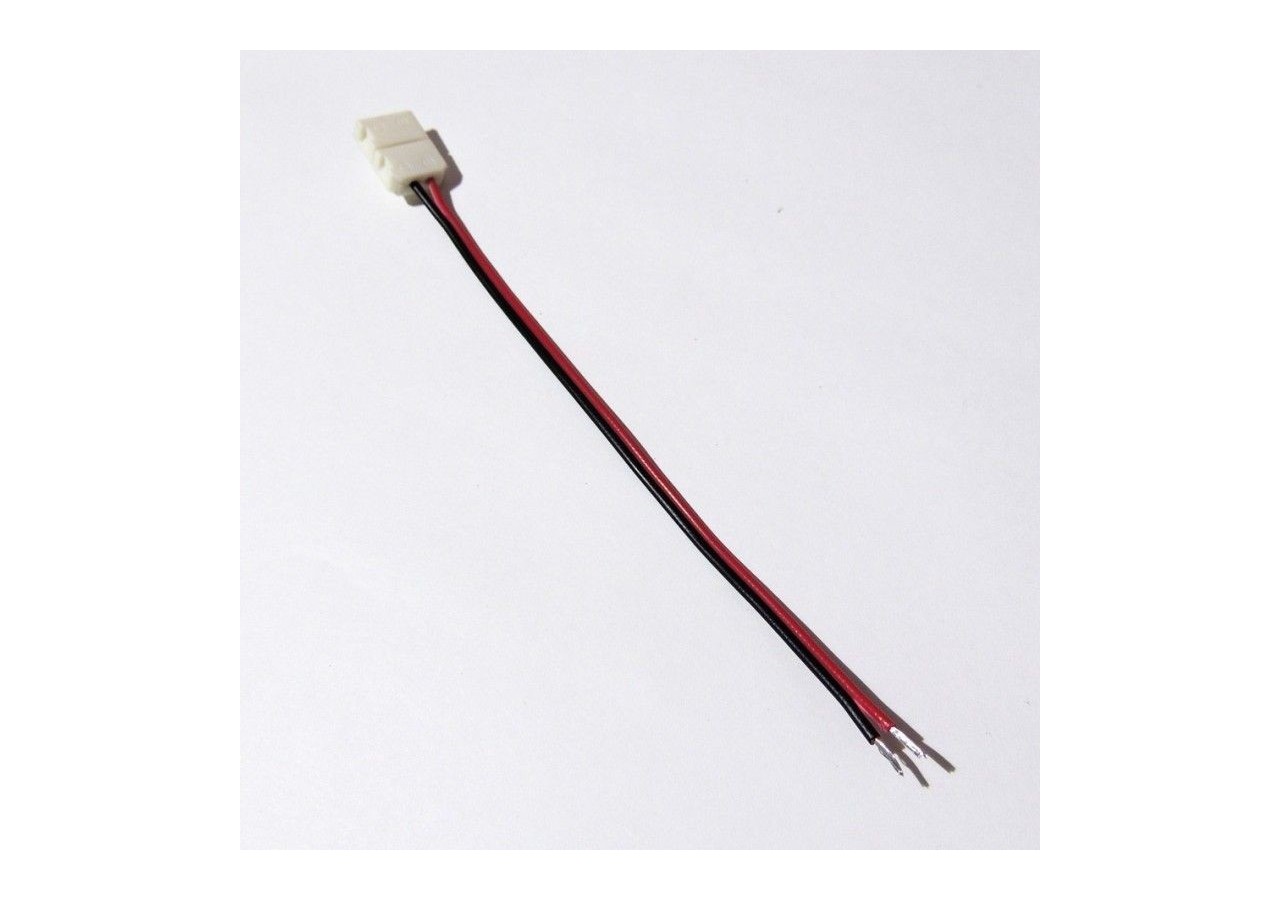 Connecteur ruban LED 8mm monocolore vers alimentation avec câble de 15cm - B1683 - Barcelona LED