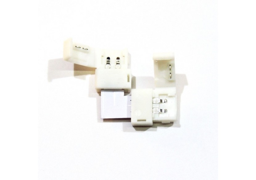 Connecteur d'angle 90 degrés pour rubans LED 8mm - B1696 - Barcelona LED Connecteur d'angle 90 degrés pour rubans LED 8mm - B1696 - Barcelona LED