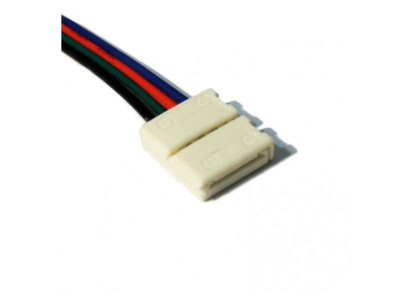 Connecteur ruban à ruban LED 10mm RGB avec câble - B1688 - Barcelona LED Connecteur ruban à ruban LED 10mm RGB avec câble - B1688 - Barcelona LED