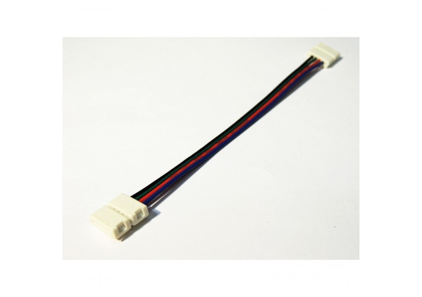 Connecteur ruban à ruban LED 10mm RGB avec câble - B1688 - Barcelona LED Connecteur ruban à ruban LED 10mm RGB avec câble - B1688 - Barcelona LED