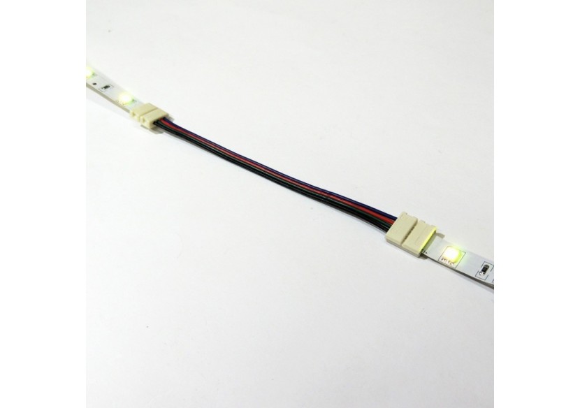 Connecteur ruban à ruban LED 10mm RGB avec câble - B1688 - Barcelona LED Connecteur ruban à ruban LED 10mm RGB avec câble - B1688 - Barcelona LED