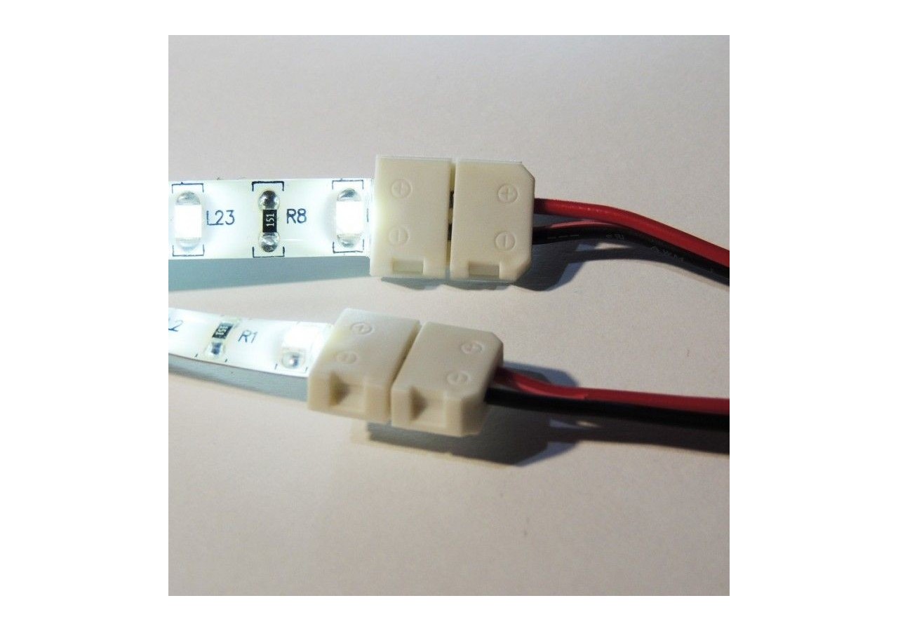Connecteur ruban à ruban LED 8mm avec câble - B1680 - Barcelona LED