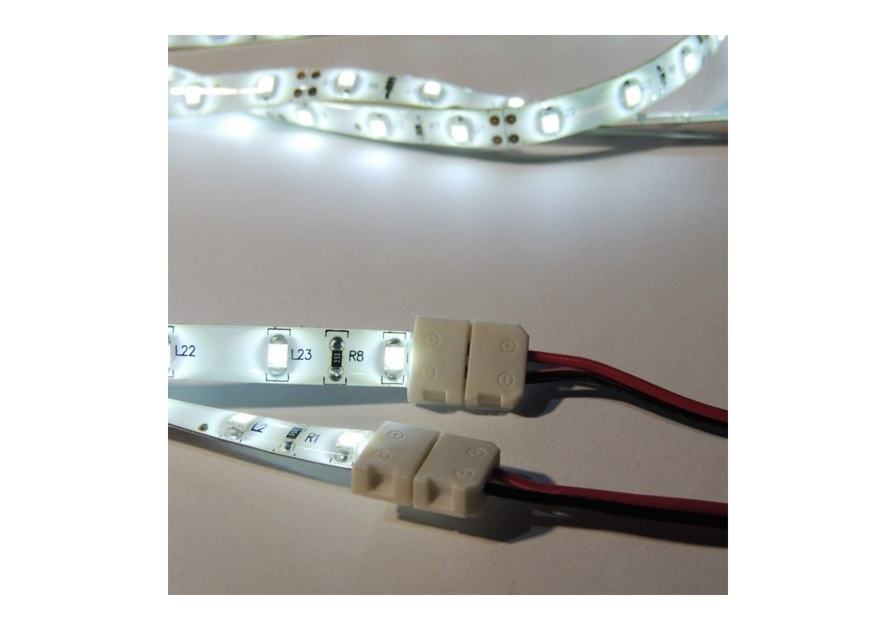 Connecteur ruban à ruban LED 8mm avec câble - B1680 - Barcelona LED