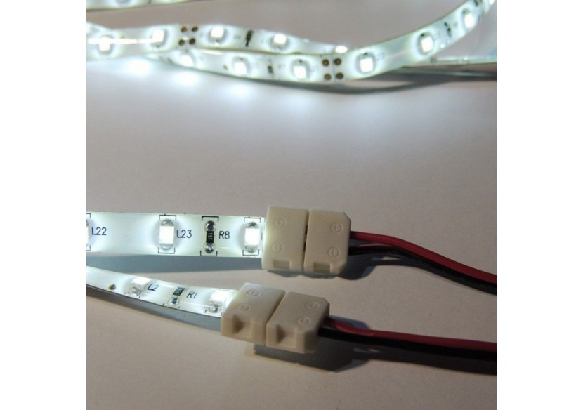 Connecteur ruban à ruban LED 8mm avec câble - B1680 - Barcelona LED Connecteur ruban à ruban LED 8mm avec câble - B1680 - Barcelona LED