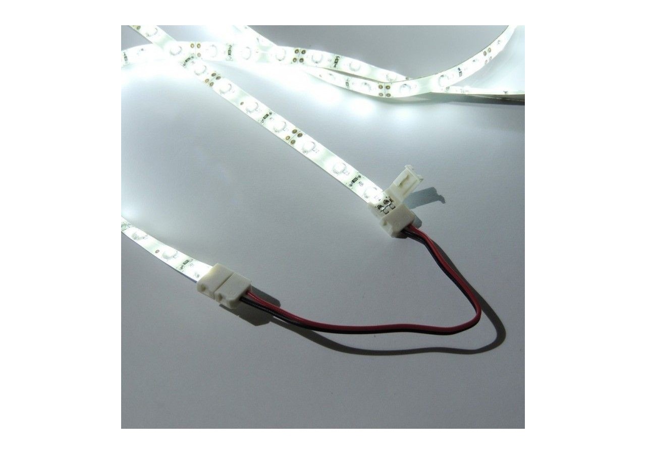 Connecteur ruban à ruban LED 8mm avec câble - B1680 - Barcelona LED