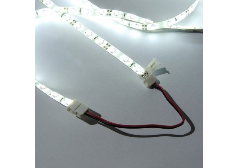 Connecteur ruban à ruban LED 8mm avec câble - B1680 - Barcelona LED Connecteur ruban à ruban LED 8mm avec câble - B1680 - Barcelona LED