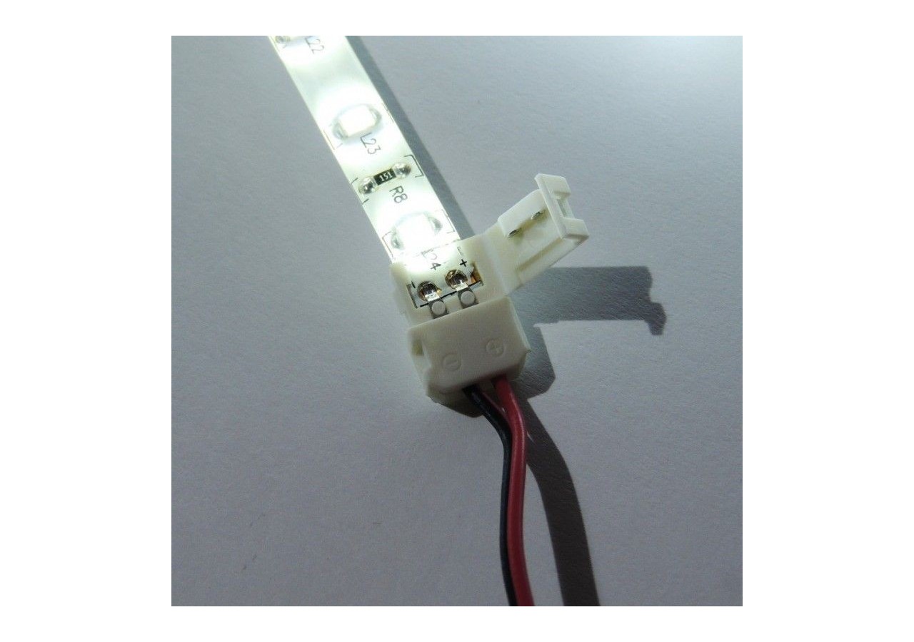 Connecteur ruban à ruban LED 8mm avec câble - B1680 - Barcelona LED