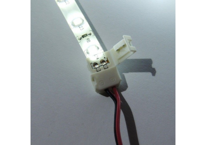 Connecteur ruban à ruban LED 8mm avec câble - B1680 - Barcelona LED Connecteur ruban à ruban LED 8mm avec câble - B1680 - Barcelona LED