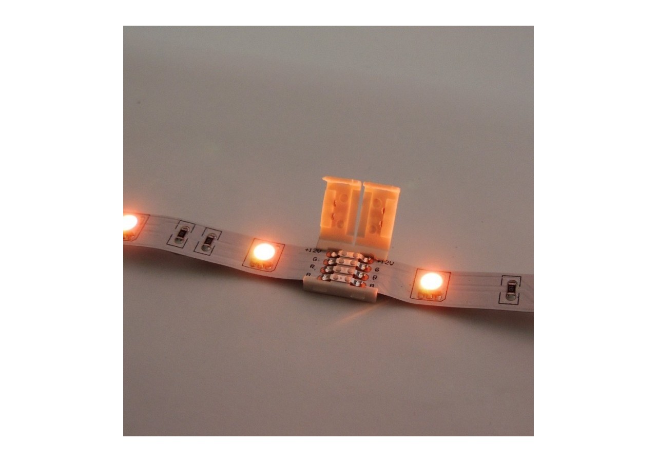 Connecteur ruban LED RGB 10mm sans câble - B1688DIR - Barcelona LED