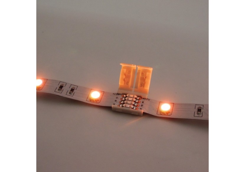 Connecteur ruban LED RGB 10mm sans câble - B1688DIR - Barcelona LED Connecteur ruban LED RGB 10mm sans câble - B1688DIR - Barcelona LED