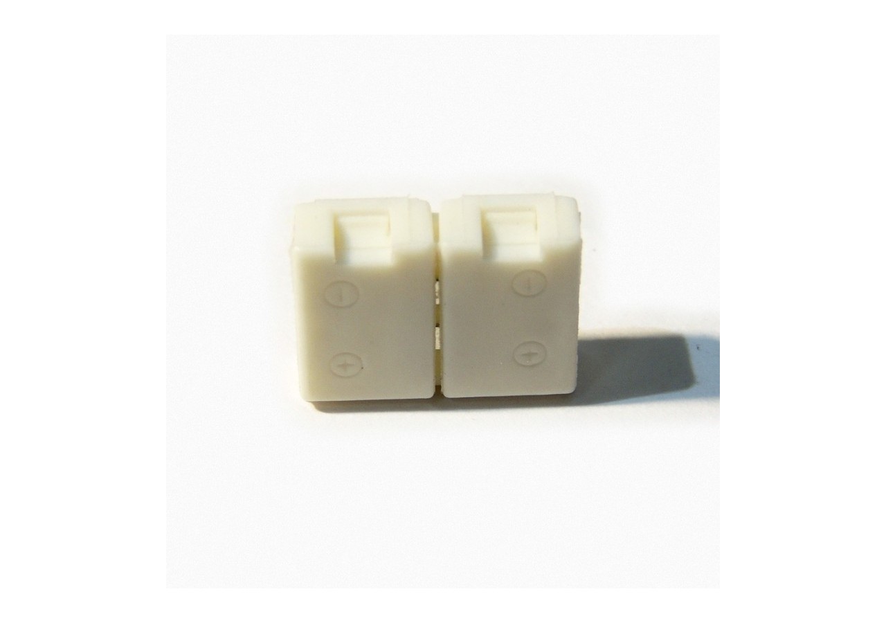Connecteur ruban LED 8mm monocolore sans câble - B1680DIR - Barcelona LED