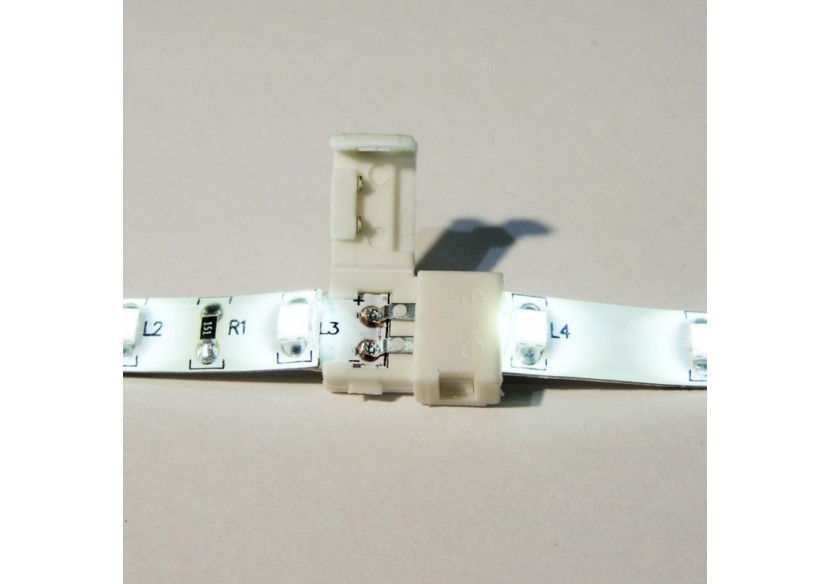 Connecteur ruban LED 8mm monocolore sans câble - B1680DIR - Barcelona LED Connecteur ruban LED 8mm monocolore sans câble - B1680DIR - Barcelona LED