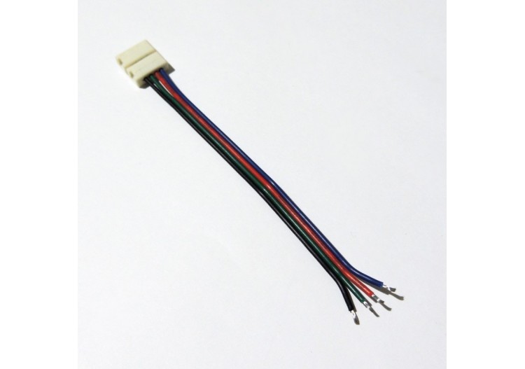 Connecteur ruban LED RGB 10mmavec câble - B1690 - Barcelona LED 2