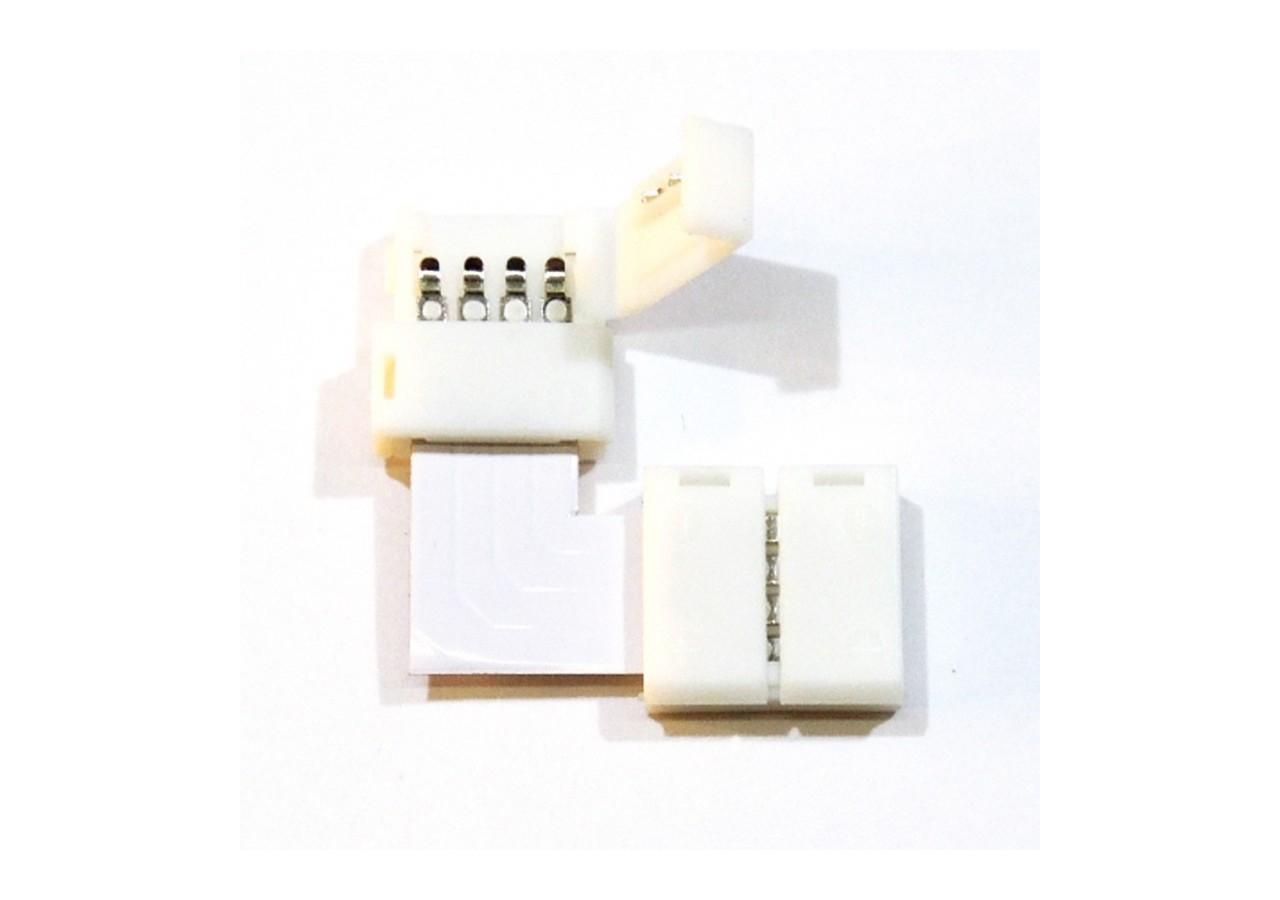 Connecteur d'angle 90 degrés pour ruban LED RGB 10mm - B1698 - Barcelona LED