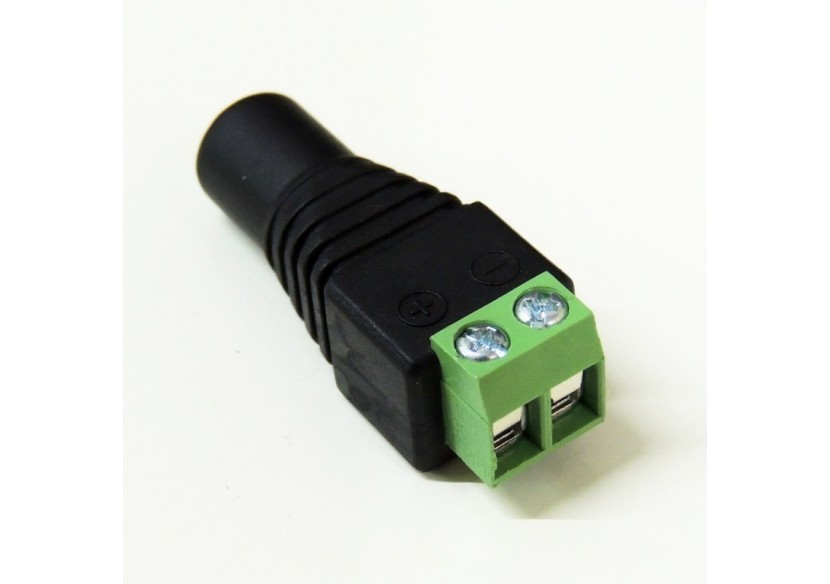 Connecteur DC Jack RCA femelle 12/24V - B1695H - Barcelona LED Connecteur DC Jack RCA femelle 12/24V - B1695H - Barcelona LED