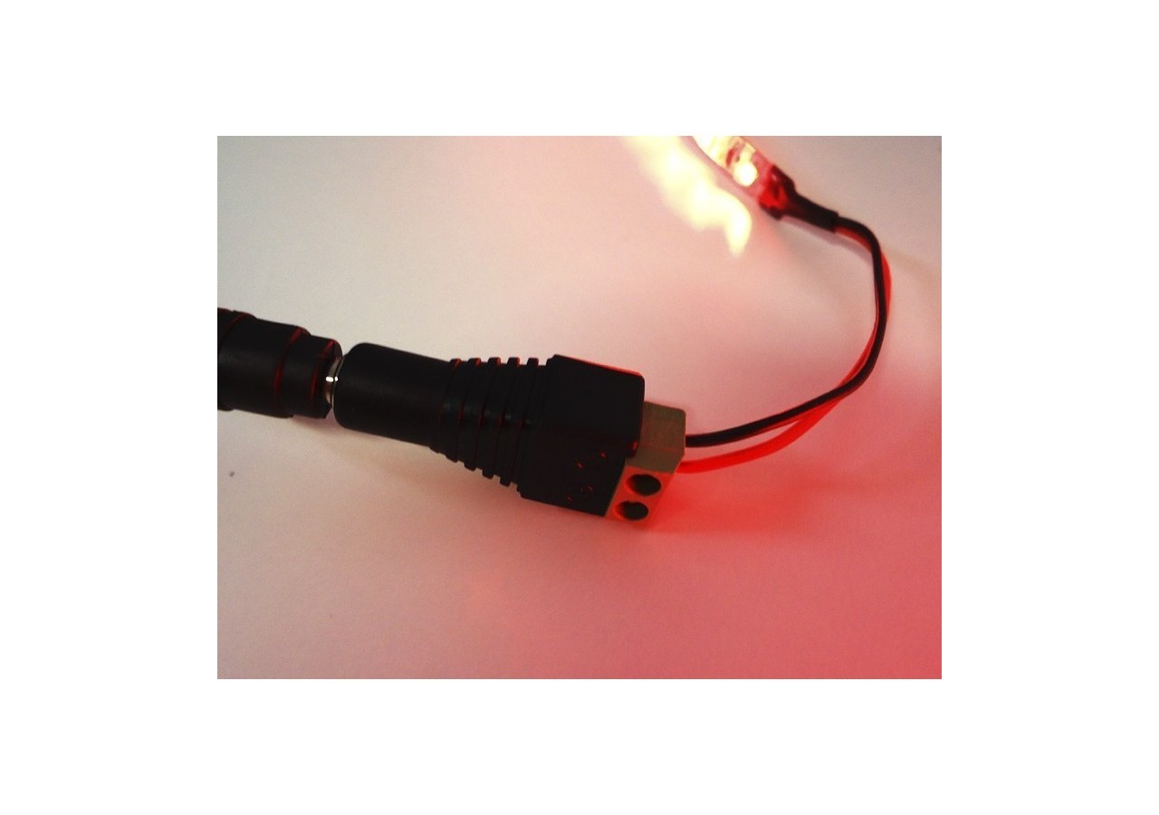 Connecteur DC Jack RCA femelle 12/24V - B1695H - Barcelona LED