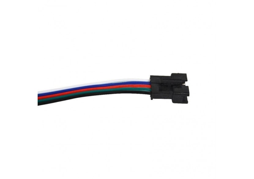 Connecteur femelle pour ruban LED RGBW IP20 avec câble - B1676H-RGBW - Barcelona LED Connecteur femelle pour ruban LED RGBW IP20 avec câble - B1676H-RGBW - Barcelona LED