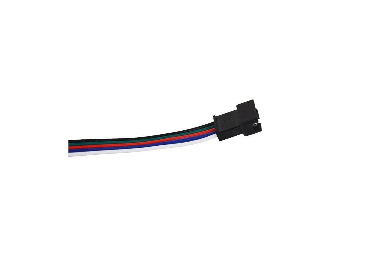 Connecteur femelle pour ruban LED RGBW IP20 avec câble - B1676H-RGBW - Barcelona LED