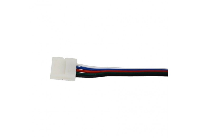 Connecteur rapide pour ruban LED RGBW 12mm avec câble - B1688-RGBW - Barcelona LED Connecteur rapide pour ruban LED RGBW 12mm avec câble - B1688-RGBW - Barcelona LED