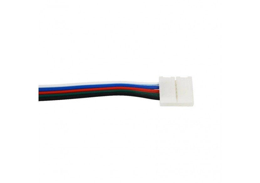 Connecteur rapide pour ruban LED RGBW 12mm avec câble - B1688-RGBW - Barcelona LED Connecteur rapide pour ruban LED RGBW 12mm avec câble - B1688-RGBW - Barcelona LED