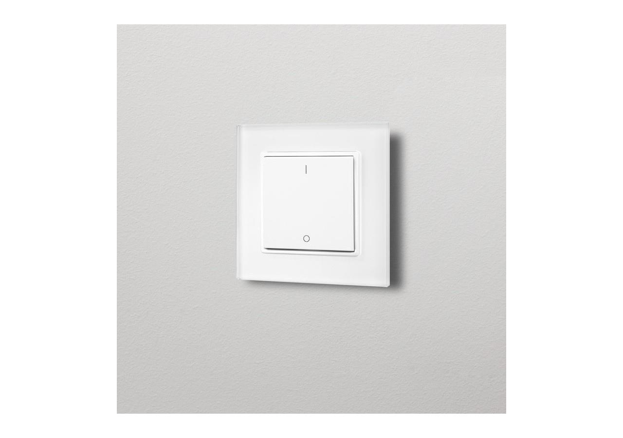 Interrupteur poussoir monochrome à gradation par radiofréquence 1Zone-Easy RF - D2801K1 - Barcelona LED