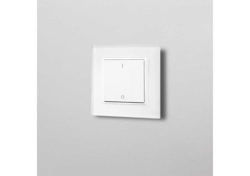 Interrupteur poussoir monochrome à gradation par radiofréquence 1Zone-Easy RF - D2801K1 - Barcelona LED Interrupteur poussoir monochrome à gradation par radiofréquence 1Zone-Easy RF - D2801K1 - Barcelona LED
