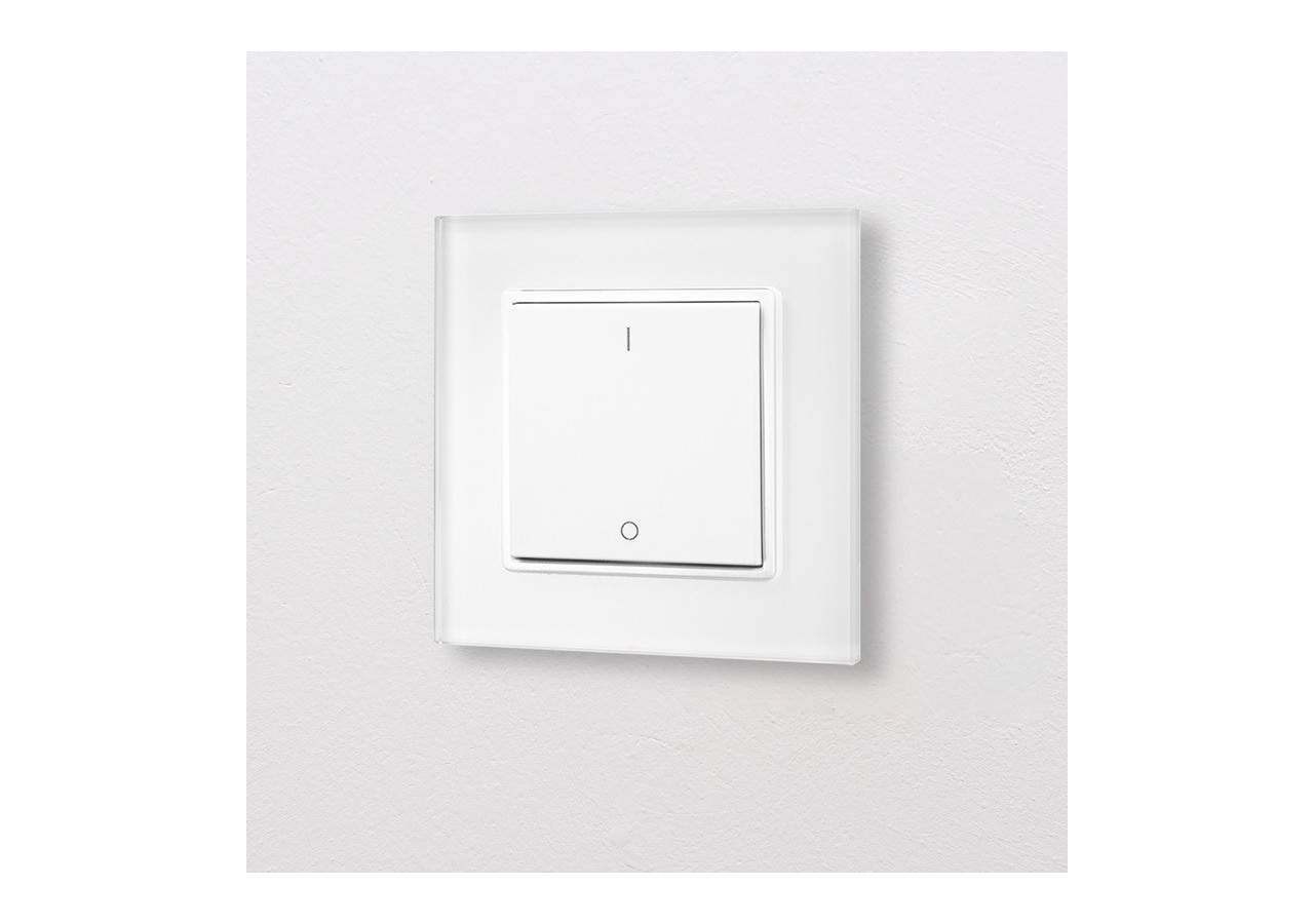 Interrupteur poussoir monochrome à gradation par radiofréquence 1Zone-Easy RF - D2801K1 - Barcelona LED