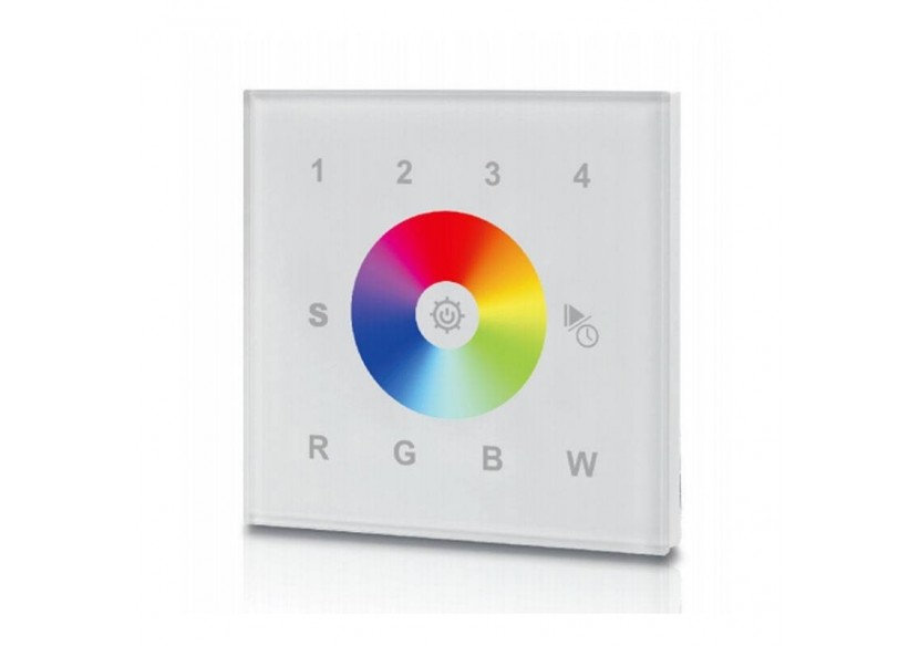 Interrupteur variateur RGBW, 12 24V-DC, Radiofréquence F, 4 zones - SR-2820-DC - Barcelona LED Interrupteur variateur RGBW, 12 24V-DC, Radiofréquence F, 4 zones - SR-2820-DC - Barcelona LED
