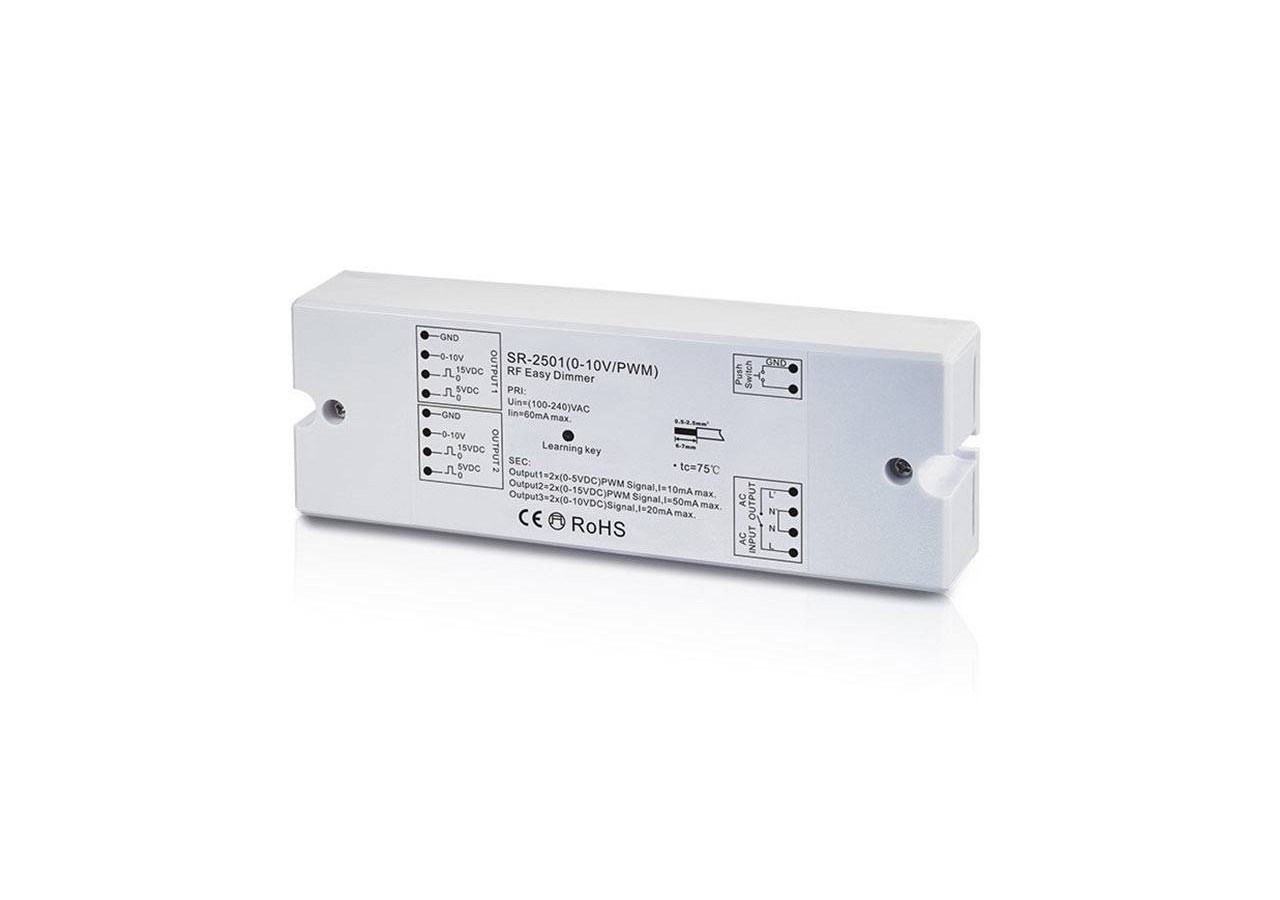 Variateur générateur signal 0-10 V récepteur radiofréquence-Easy RF - D2501(0-10V/PWM) - Barcelona LED