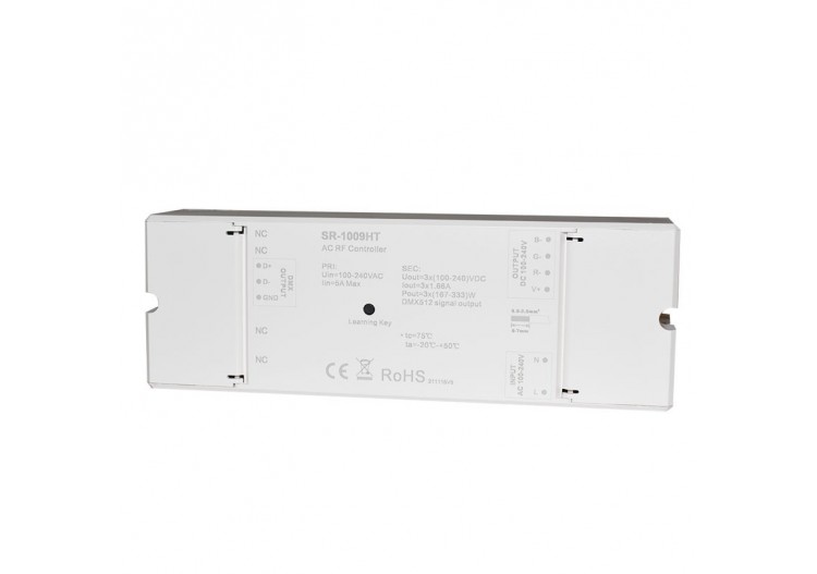 Variateur RGB 230V-AC récepteur RF (3 Canaux 1.2A/Ch)-SUNRICHER Perfect RF - SR-1009HT - Barcelona LED